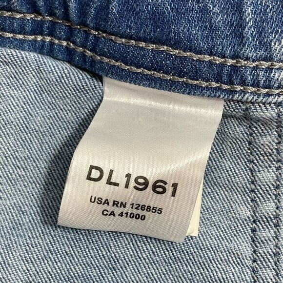 DL1961 Laura Jogger Jeans in Super Light Acid Wash Denim Size 27 - Picture 5 of 6